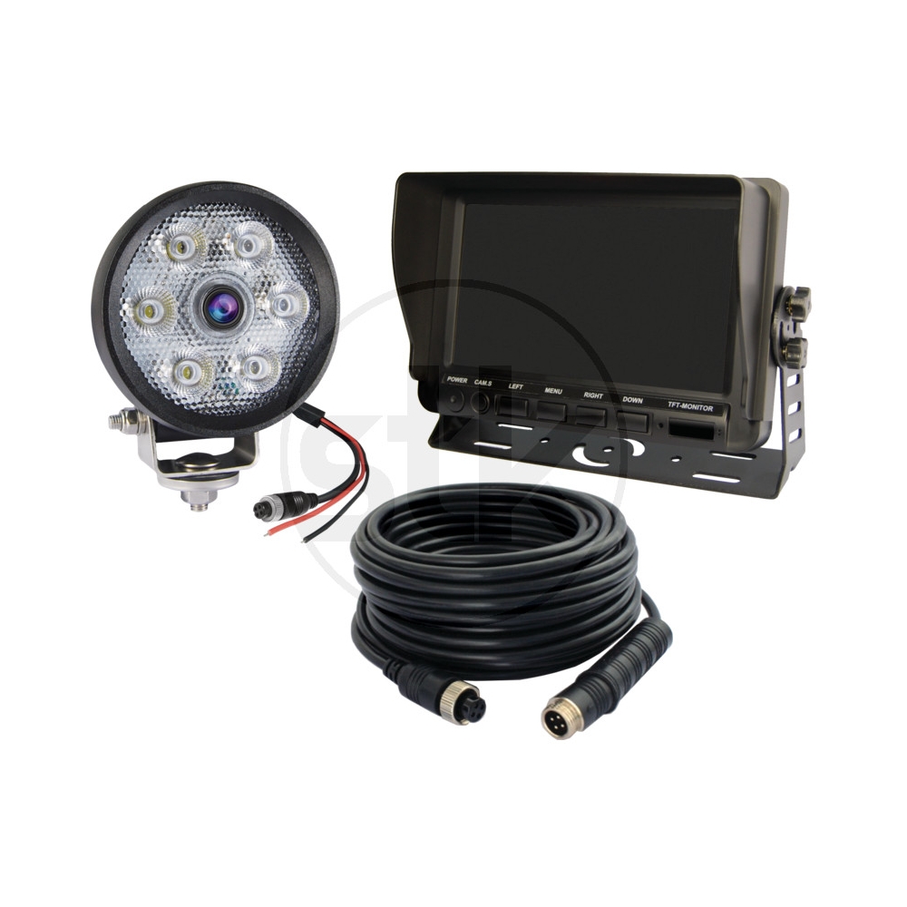 LED-Arbeitsscheinwerfer und 360°-Kamerasystem für Einsatzfahrzeuge